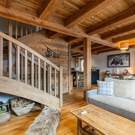 Demi-chalet Moderne 4 + Dortoir, Terrasse, Garage - - Fr-1-459-238